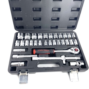 32pcs שקע תיקון אוטומטי כלי תיבת ratchet ברגים חתיכות מכוניות אופנועים כלים יד 1-שנה אחריות אישית במקרה קשה oem