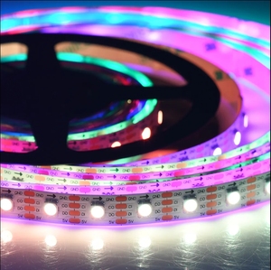 LC8822 SK9822 AP102 RGB Светодиодная лента 5 В 48 светодиодов/м пикселей - Product Image 4
