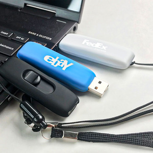 Unidad flash USB Led cifrado usb stick USB persalizado 3,0 deslizante caja de goma suave memoria pendrive - Product Image 6