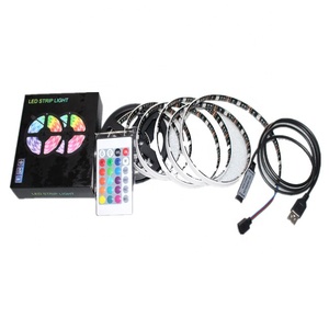 USB wifi 5050RGB микроконтроллер 30/60 светодиодов/mWaterproof IP65 5v Светодиодная лента с 24-кнопочным ИК-пультом дистанционного управления 2m kit - Product Image 6