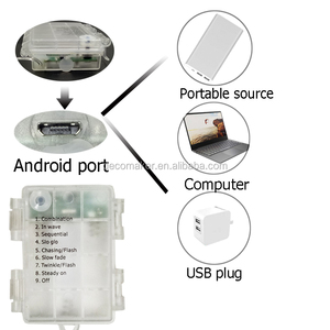 USB+Battery Led Parasol <strong>String</strong> <strong>Light</strong> Waterproof 8 functions With <strong>Remote</strong> Control For Outdoor Camping Tent Lamp Beach Garden - Product Image 6