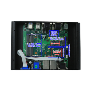 Neuester lüfter loser industrieller Mini-PC Core i5/ i7 4278U 4578U 6 * RS232 COM Dual LAN Eingebetteter Computer Win10/Linux Industrial Mini PC - Product Image 3