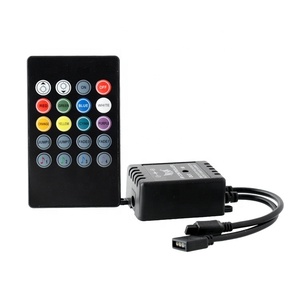 LED Strip <strong>Light</strong> <strong>Control</strong> Dimmer Music Sync RGB Color Changing Sound Activated 20Keys IR LED Remote Controller - Product Image 2