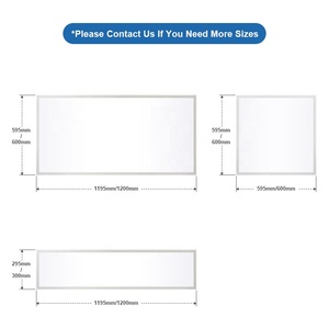 Dahili sürücü 2X2 Led Panel AYDINLATMA özelleştirmek 1200Mm x 600Mm 60X60Cm yuvarlak kare Led Panel lamba Panel AYDINLATMA - Product Image 2