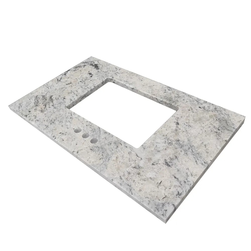 WFCM-encimeras de baño, encimeras de granito, mármol, cuarzo, doble lavabo, 36x22, encimera de mesa con fregadero, isla de cocina