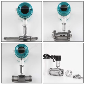 Customizable 4-20ma <strong>Pulse</strong> High Accuracy Clamp Turbine <strong>Flowmeter</strong> Water Flow <strong>Sensor</strong> - Product Image 5
