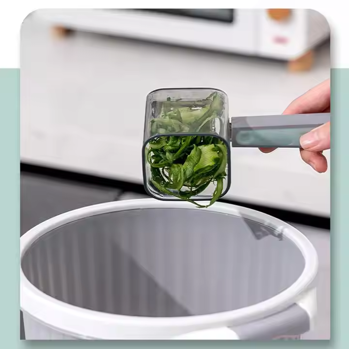 Kitchen Fruit&vegetable Tools and Gadgets Stainless Steel Potato Peeler Creative Peeler Garbage Collection Small Box