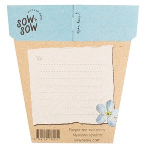 รีไซเคิลรูปร่างที่กําหนดเอง Forget Me Not Gift ถุงกระดาษเมล็ดพืชแพ็คเกจคราฟท์พับได้สําหรับเมล็ดออร์แกนิก - Product Image 5