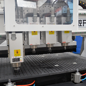 Jinan barato cuatro proceso de máquinas para trabajar la madera de cabeza de enrutador CNC - Product Image 5