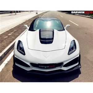 DarwinPRO ZR1 Style Part Carbon Fiber Front Bumper Body Kit for <strong>Corvette</strong> <strong>C7</strong> Z51 GRANDSPORT <strong>Z06</strong> - Product Image 1
