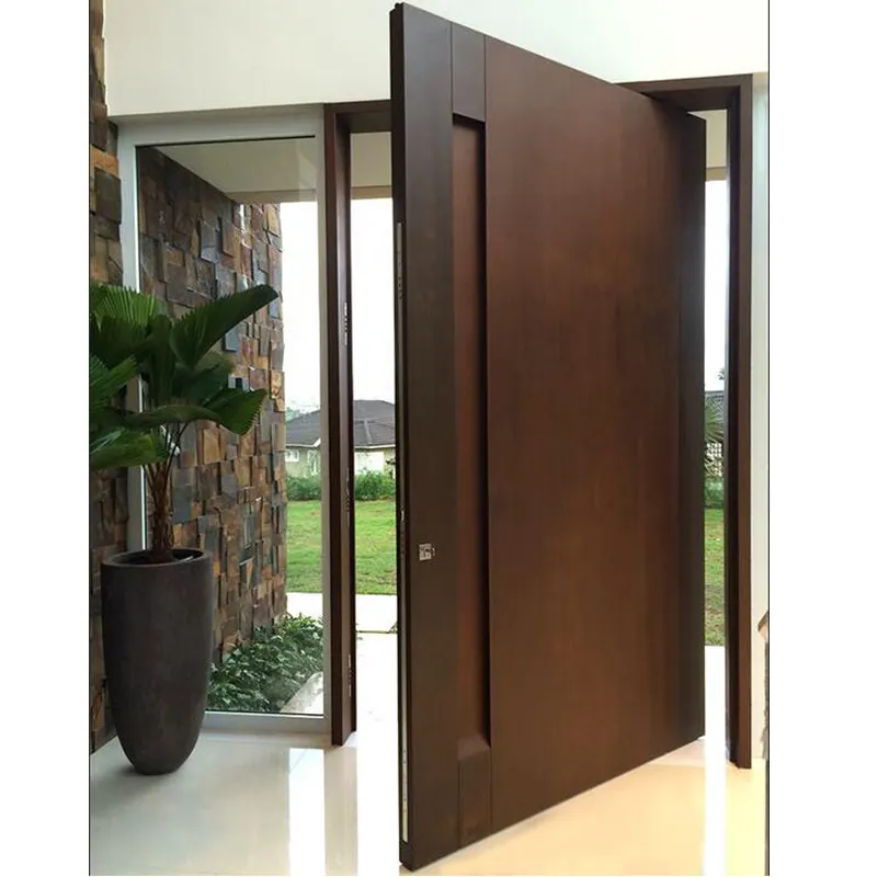 Europe style luxury smart lock design main entry doors for villa large pivot door
