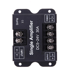 Amplificador LED de 30A DC, 5V, 12V, 24V, 1CH, repetidor de sincronización de señal PWM, expansor de potencia para controlador de atenuación de luz de tira COB de un solo Color - Product Image 2