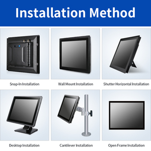 Jawest 17 Inch <strong>Embedded</strong> Industrial Capacitive Touch Screen All in One <strong>Computer</strong> Panel PC with VGA/RS232/RS485/WIFI - Product Image 5