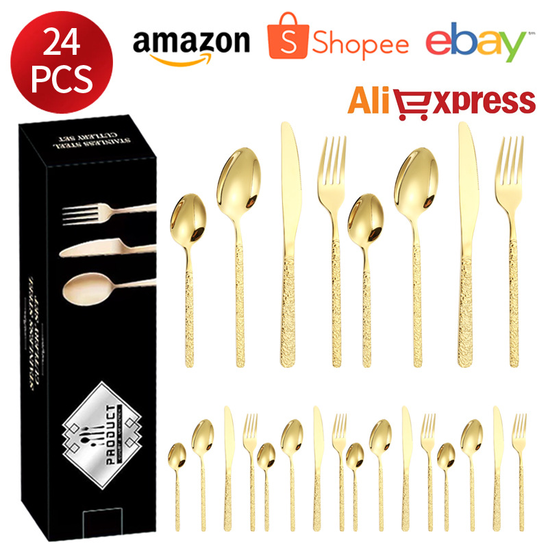 Gold 24pcs