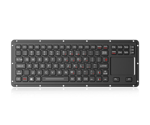 IP65坚固键盘PS2接口硅橡胶电磁兼容键盘 - Product Image 2