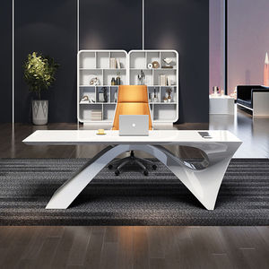 <span class=keywords><strong>Design</strong></span> moderno alto brilho branco escritório mobiliário computador casa chefe mesa