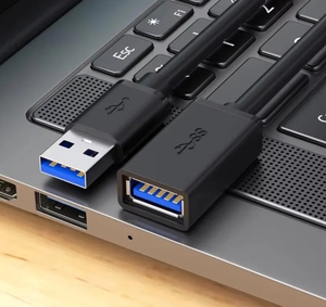 สายต่อขยาย USB3.0ยาว1ม. 2ม. USB ตัวผู้ไปยัง USB สายต่อขยาย AM AF สำหรับคอมพิวเตอร์ขวดไดรฟ์ U ดิสก์เมาส์คีย์บอร์ด - Product Image 4
