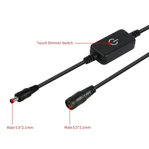 DC 12V/24V <span class=keywords><strong>LED</strong></span> striscia di colore singolo luce Touch Dimmer interruttore Controller <span class=keywords><strong>PWM</strong></span> telecomando controllo della luminosità per 5050 2835 <span class=keywords><strong>LED</strong></span>