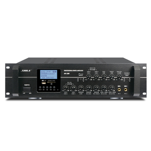 4-way Microphone <strong>Input</strong> Independent Two-zone Adjustment Function 150W 4 Channel Amplifier - Product Image 1