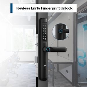 Elektronisches schlüssel loses Zugangs system Intelligentes biometrisches Schloss Türgriff Finger abdrucker kennung Türcode-Karte Passworts chl üssel - Product Image 3