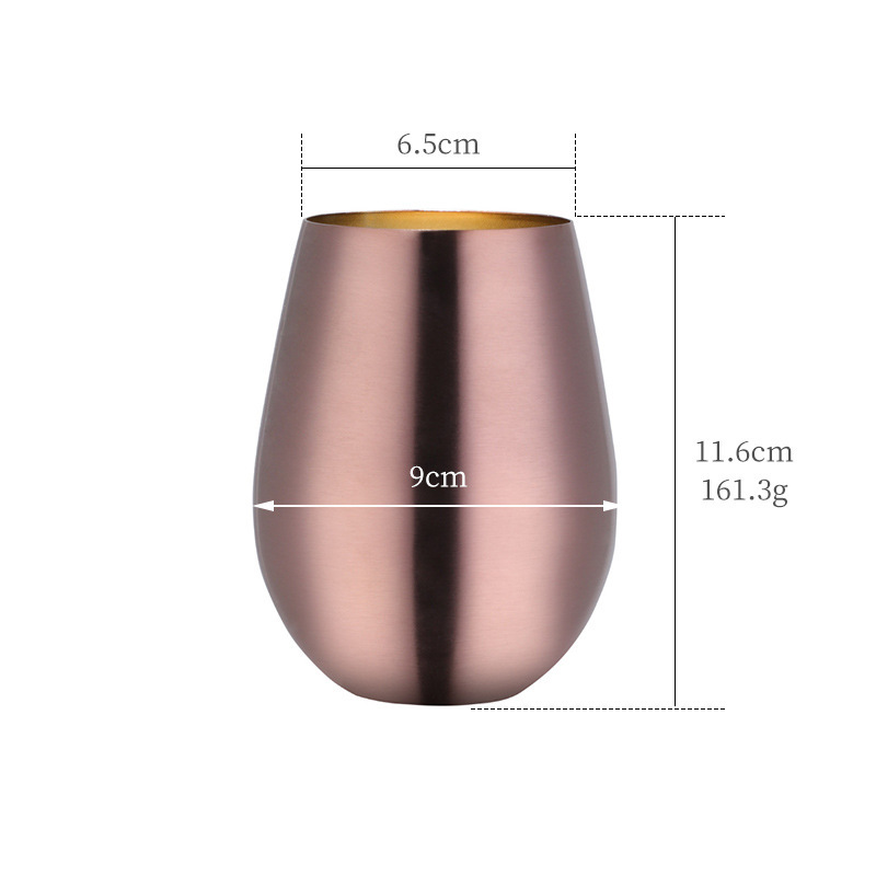 Chope à bière-or rose