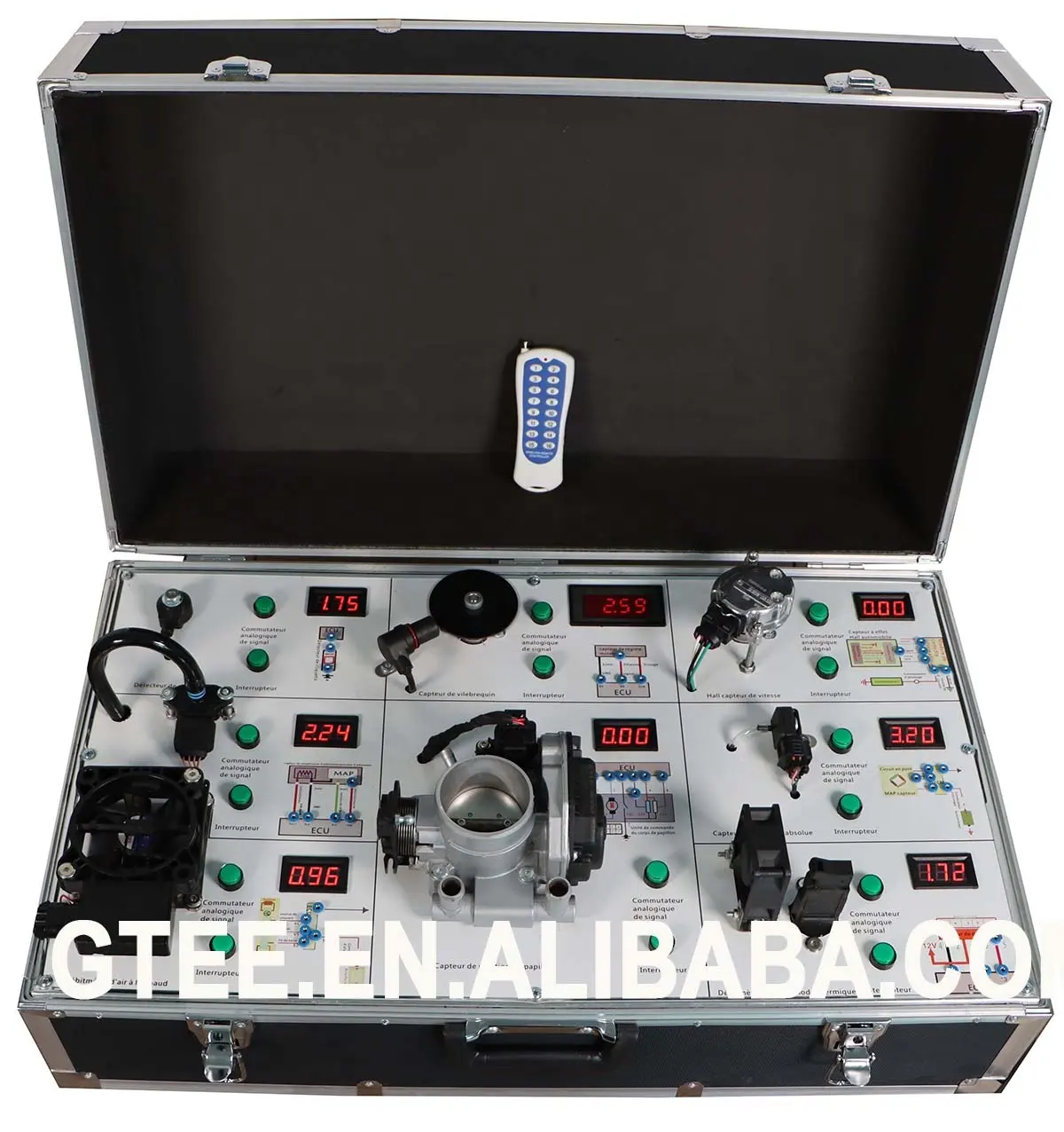 KIT de estudio de sensores y actuadores automotrices, entrenamiento de sensores Automotrices