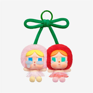 オリジナルPopmart CRYBABY Crying for Loveシリーズ-ビニールぬいぐるみハンギングカードLove You Cherry Much Couple Lovers Lovers Sweetheartsギフト - Product Image 1