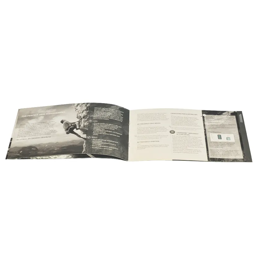 Buku Instruksi Katalog Selebaran Warna Buku Brosur Lipat Desain Cetak