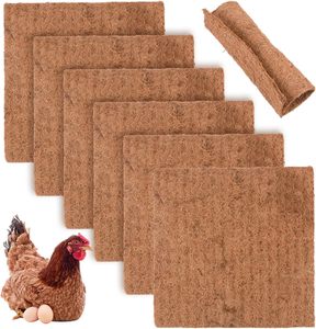 Incubatoio di nidificazione di pollo pastiglie di iuta in fibra di nido fodere scatola di nidificazione pastiglie per compostaggio uova di gallina - Product Image 2