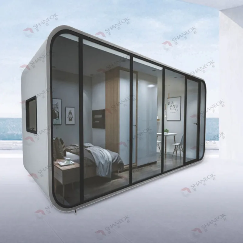 High Quality Portable Hotel Apple Cabin Villa Home Camping Pod Prefab Portable Mobile Capsule House