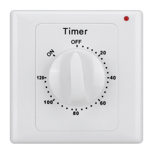 Home Timer Schalter mit Bottom Box Küche Digital Timer Schalter Steckdosen Abdeckung Timer 86mm Lichtsc halter - Product Image 1