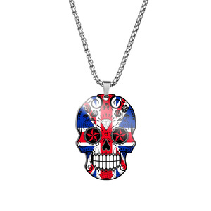 <span class=keywords><strong>2025</strong></span> mới Halloween đầy màu sắc in kim loại thép không gỉ cờ Keychain cổ điển yêu nước phổ biến phụ kiện thời trang Quà Tặng - Product Image 5