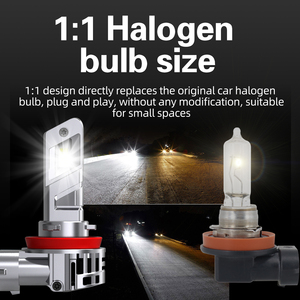 Unipower yüksek kalite E4X 9012 12V su geçirmez 5car araba için led far ampulü - Product Image 5