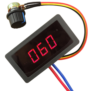PWM DC-Motor regler Nicht po liger Drehzahl regler 6 V12V24V Zeigt die elektronischen Komponenten der Schale an - Product Image 1