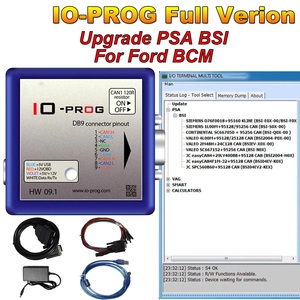 IO PROG versión completa PSA io Terminal Original IOPROG nueva licencia agregada lectura ECU programador
