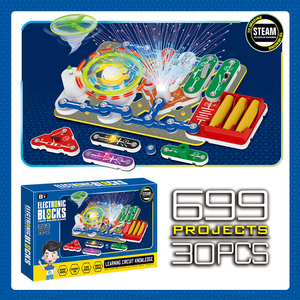 Stelo giocattolo educativo Snap Electronics Kit di circuiti elettronici blocchi elettronici Snap circuiti elettrici Kit esperimenti - Product Image 2