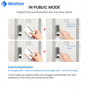 Tediton rfid卡批发价格抽屉密码锁自动储物柜密码锁用于橱柜 - Product Image 3