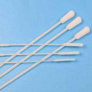 Floklu naylon çubukla çevre dostu numune toplama için toplam uzunluk 145mm Oral çubukla - Product Image 5