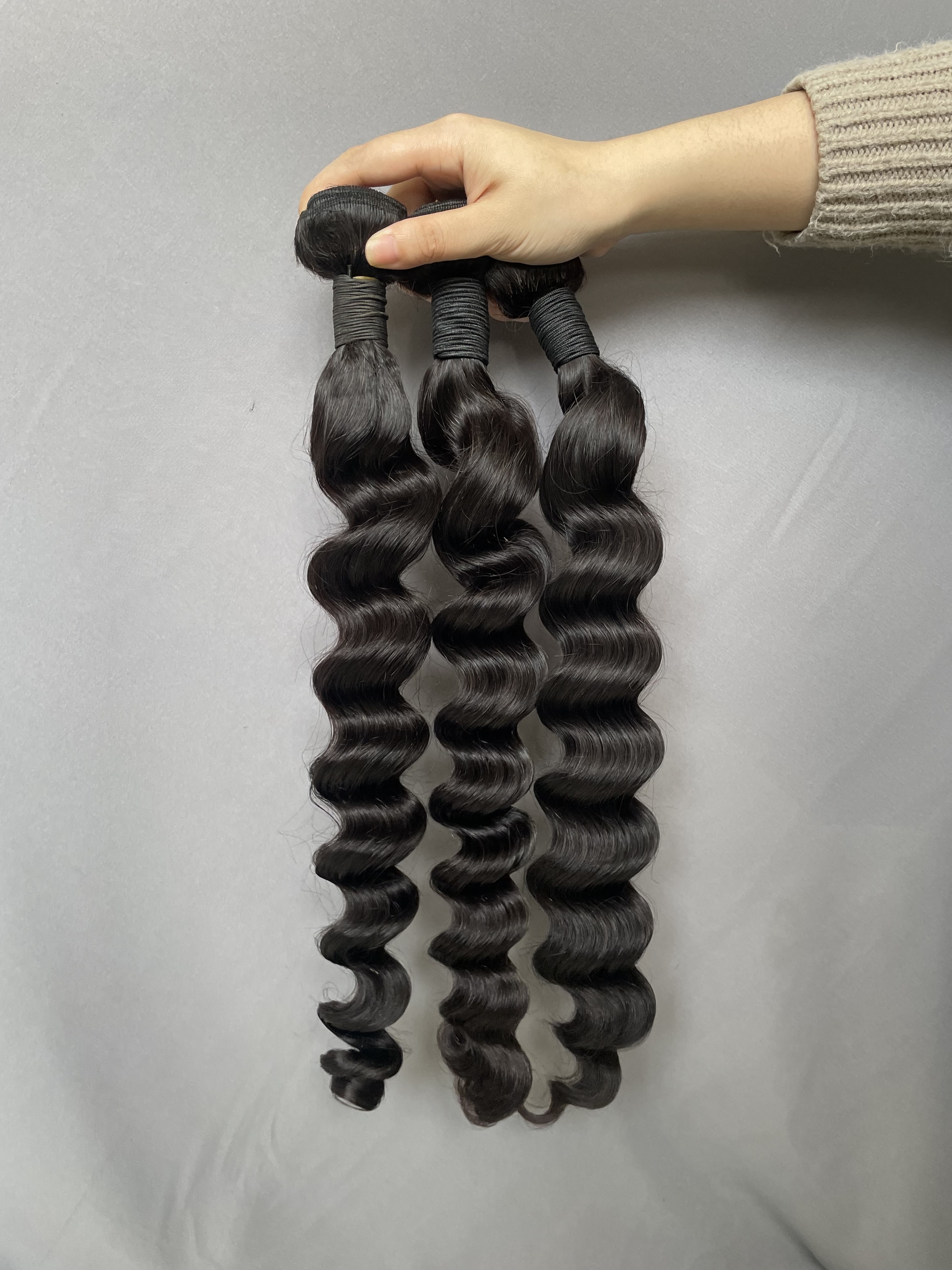 Natural black Loose Deep Wave