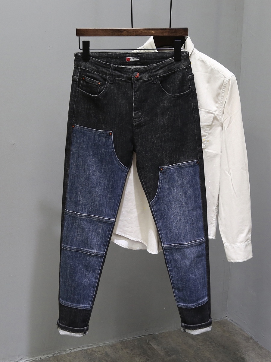 Supply Latest design men's stretch jeans good quality men's denim trousers