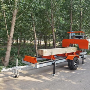 Taşıma yuvarlak Log sürgülü masa testere makinesi ile çift bıçak dairesel testere - Product Image 5