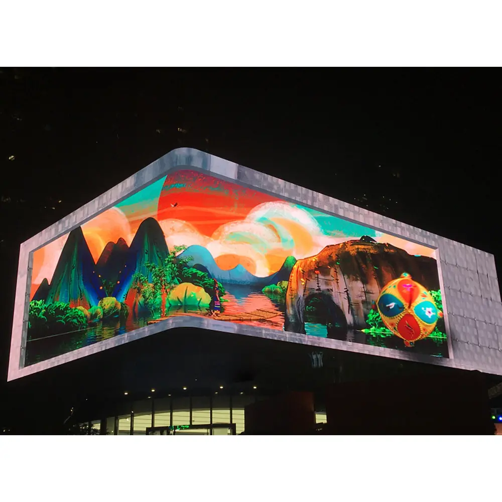 Grande centro commerciale all'aperto impermeabile pubblicità LED Display schermo P16 256 x256mm modulo LED