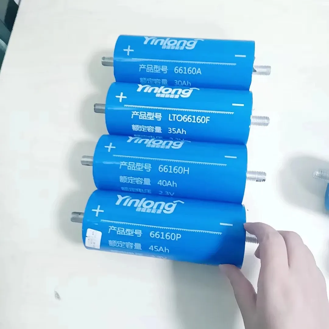 Las celdas de litio más vendidas Yinlong 66160 40ah bolsa batería Lto batería 45ah 50ah