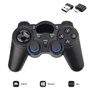 Controlador de juego inalámbrico 2,4G controlador inalámbrico computadora TV decodificador para PS3 Android controlador de juego móvil Smartph