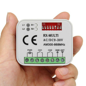 RX 300-900MHZ AC DC 9-30V codice di rotolamento e codice fisso ricevitore trasmettitore/telecomando