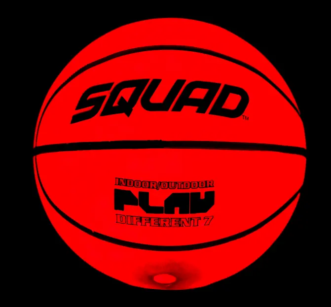LED bóng rổ MVP kích thước chính thức da bóng rổ giải trí cao su giỏ bóng