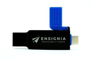 แฟลชไดรฟ์ USB โลโก้โลหะแบบ LED แฟลชไดรฟ์ปรับแต่งได้ชนิด C สว่างขึ้นปากกาเมมโมรี่สติ๊กคู่ OTG สำหรับเป็นของขวัญขนาด8G 16B 32G - Product Image 2