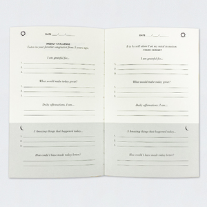 Cuaderno con impresión personalizada, papel de Foiling dorado, tapa dura, sin fecha, con páginas de índice