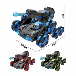 13CH 2.4Ghz <strong>8</strong>-Wheel <strong>Remote</strong> Control Stunt Toy Car Battery Operated Bullet 360 Rotation RC Racing Drift Tank for Kids Light - Product Image 1