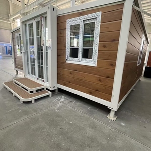 40ft 20ft vận chuyển biệt thự mở rộng phòng ngủ prefab container sang trọng có thể gập lại mở rộng container Modular container cafe nhà - Product Image 2